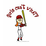 Light Red Softball Tank Tops
