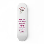 Light Red Womens Basketball Skateboard Deck