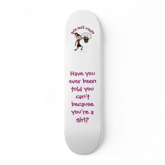 Light Red Womens Basketball Skateboard Deck
