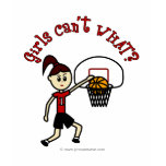 Light Red Womens Basketball Tshirt