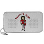 Light Red Womens Football iPhone Speaker