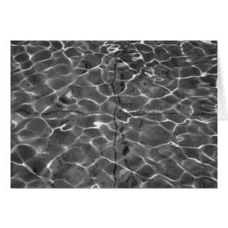 Light Reflections On Water Birthday Card Greeting Card
