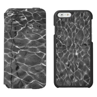 Light Reflections On Water: Black & White Incipio Watson™ iPhone 6 Wallet Case