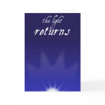 Light Returns Card
