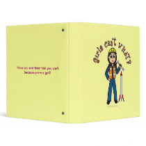 Light Rocket Scientist Girl binders