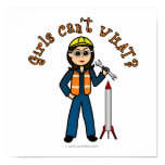 Light Rocket Scientist Girl