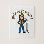 Light Rocket Scientist Girl Puzzle