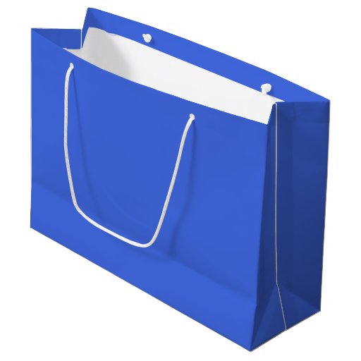 Light Royal Blue Gift Bag Large, Glossy Zazzle