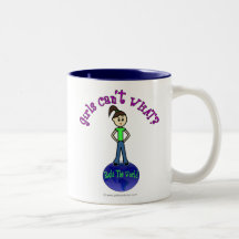 Light Rule The World Girl Mugs
