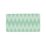 Light Sage Green Zigzags. labels