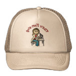 Light Scientist Girl Mesh Hat