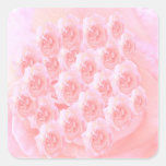 Light Shade Red Rose Bouquet Sticker