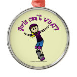 Light Skater with Helmet Ornament