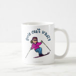 Light Snow Skier Coffee Mugs