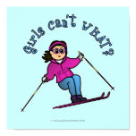 Light Snow Skier Poster