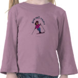 Light Snow Skier Tee Shirts
