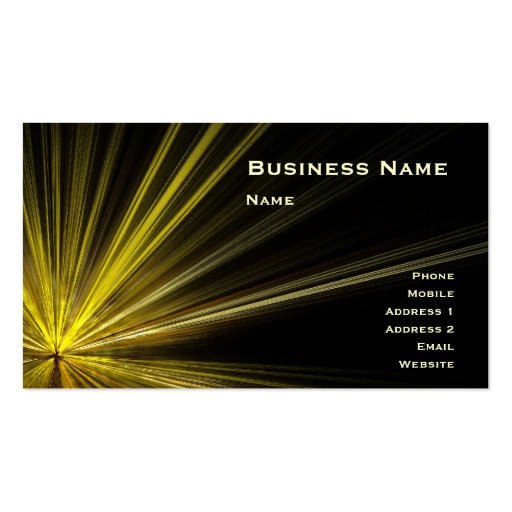 Light Source Business Card (front side)