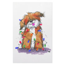 Light String Doggie Custom Stationery