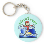 Light Surfer Girl Key Chain