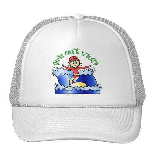 Light Surfer Girl Mesh Hats