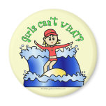 Light Surfer Girl Refrigerator Magnets