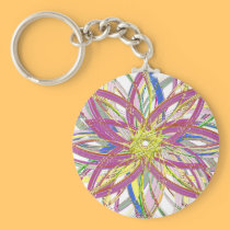 Light Swirl Key Chain keychains