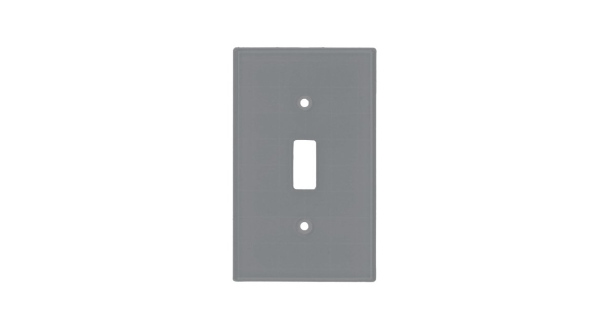 grey double light switch cover