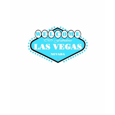 Light Teal Blue Las Vegas Logo