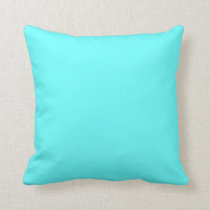 light teal blue  pillow