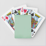 LIGHT TEAL BLUISH GREEN GIRLY BEAUTY FASHIONABLE C playing cards