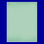 LIGHT TEAL BLUISH GREEN GIRLY BEAUTY FASHIONABLE C postcards