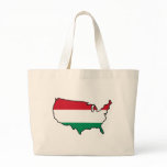 Light Tote Bag: Hungarian in USA bags