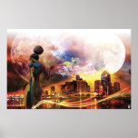 Light trails. print