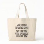 LIGHT TRAVELS FASTER THAN SOUND BAG