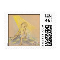 Light & Truth Angel Baby postage by rbyrtus Light & Truth Angel Baby postage