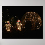 Light-Up Penguins Poster Print