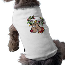 Light-Up Rudolph pet clothing by alternateworlds Light-Up Rudolph pet clothing