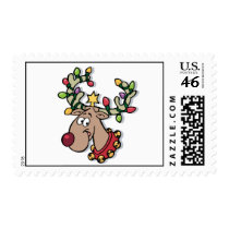 Light-Up Rudolph Stamps
