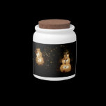 Light Up Snowmen Candy Jar