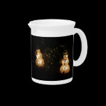 Light Up Snowmen Pitcher