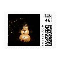 Light-Up Snowmen Stamp by mlewallpapers Light-Up Snowmen Stamp
