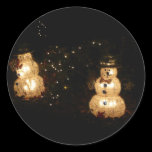 Light-Up Snowmen Sticker