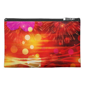 Light Up the Sky Light Rays and Fireworks Travel Accessory Bag