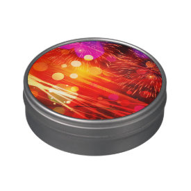 Light Up the Sky Light Rays and Fireworks Candy Tins