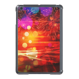 Light Up the Sky Light Rays and Fireworks iPad Mini Case