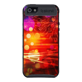 Light Up the Sky Light Rays and Fireworks iPhone 5/5S Cover