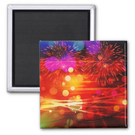 Light Up the Sky Light Rays and Fireworks Magnets