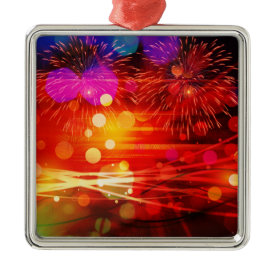 Light Up the Sky Light Rays and Fireworks Ornaments