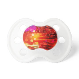 Light Up the Sky Light Rays and Fireworks Pacifier
