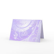 light violet winter card by VioDeSign light violet winter card